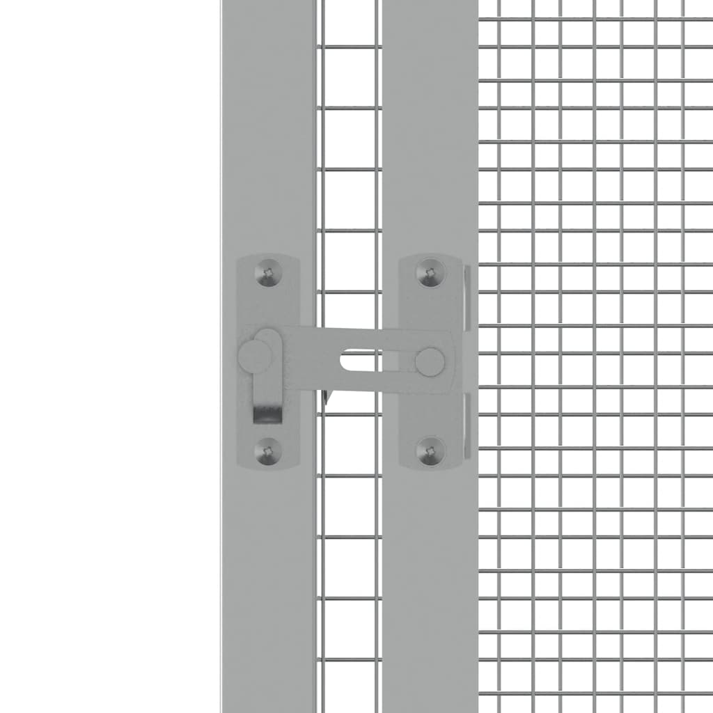 vidaXL Colivie pentru păsări antracit 111x107x211,5 cm oțel galvanizat vidaXL Colivie pentru păsări antracit 111x107x211,5 cm oțel galvanizat