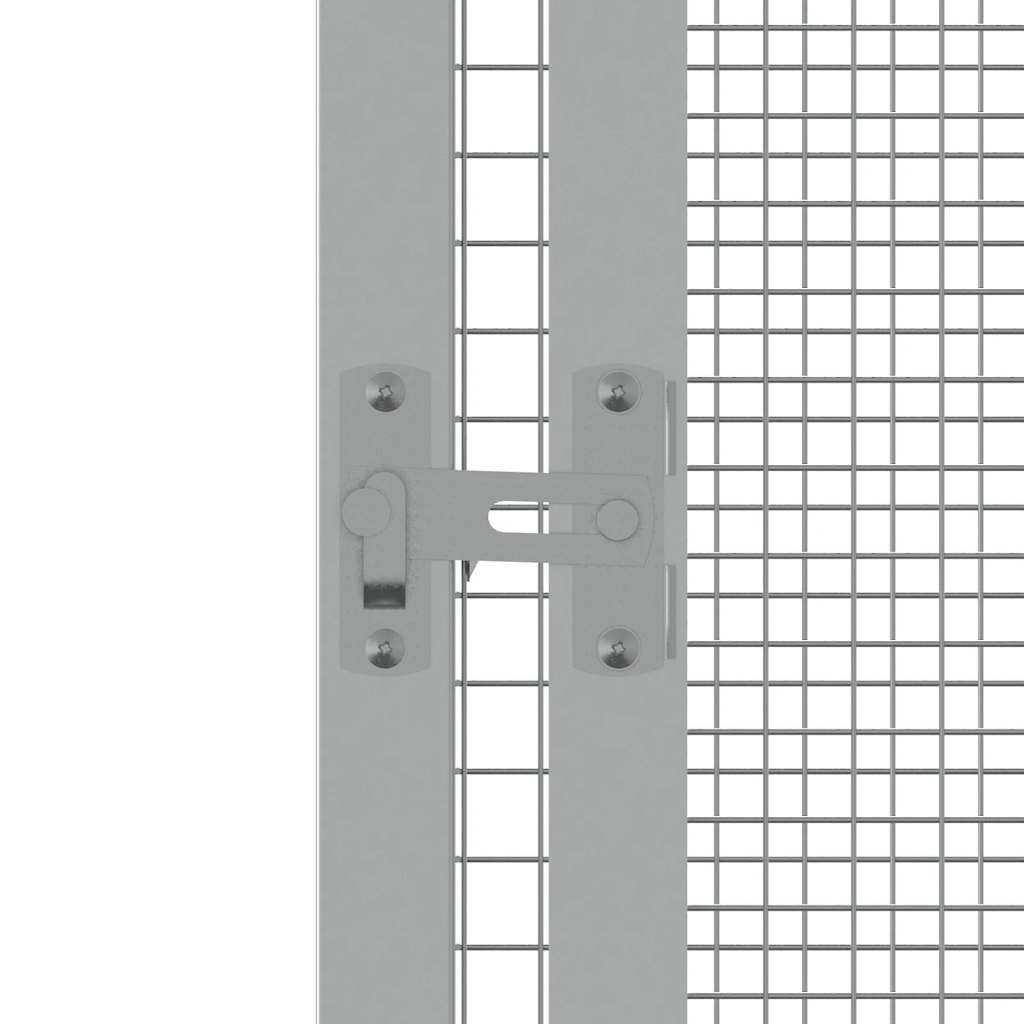 vidaXL Colivie păsări antracit 213,5x217,5x211,5 cm oțel galvanizat vidaXL Colivie păsări antracit 213,5x217,5x211,5 cm oțel galvanizat