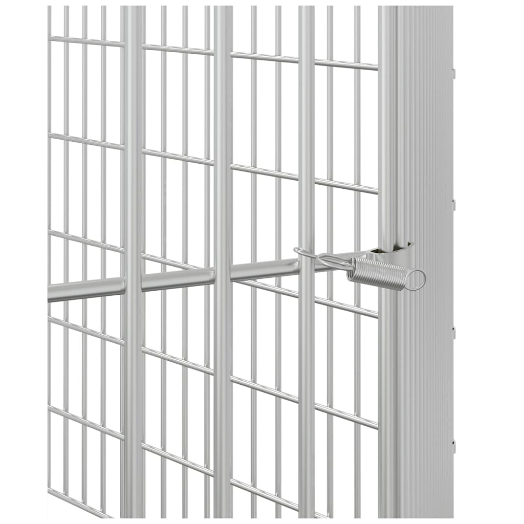 vidaXL Adăpost pentru animale cu 6 panouri, 54x60 cm, fier galvanizat vidaXL Adăpost pentru animale cu 6 panouri, 54x60 cm, fier galvanizat