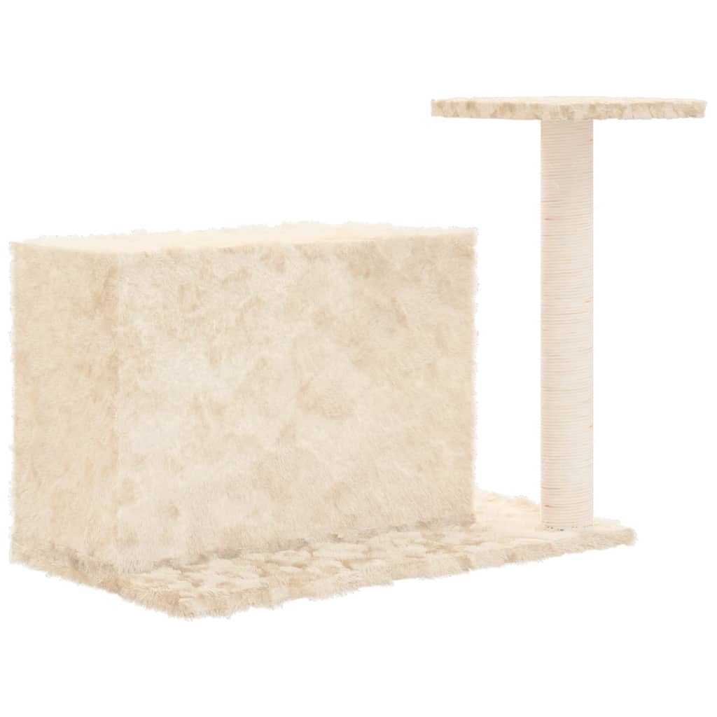 vidaXL Ansamblu de pisici cu stâlp din funie de sisal, crem, 51 cm vidaXL Ansamblu de pisici cu stâlp din funie de sisal, crem, 51 cm