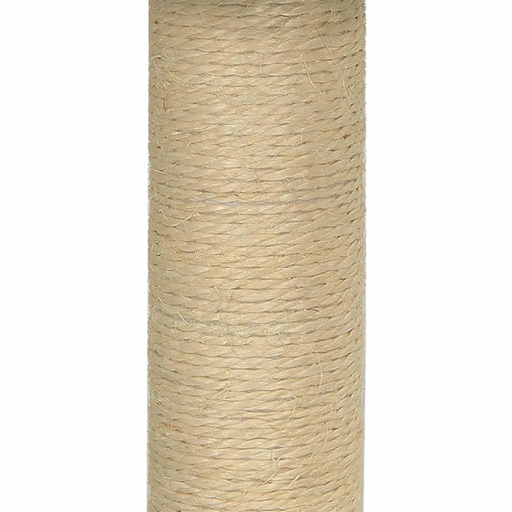 vidaXL Ansamblu de pisici, stâlp din funie sisal, gri deschis, 74 cm vidaXL Ansamblu de pisici, stâlp din funie sisal, gri deschis, 74 cm
