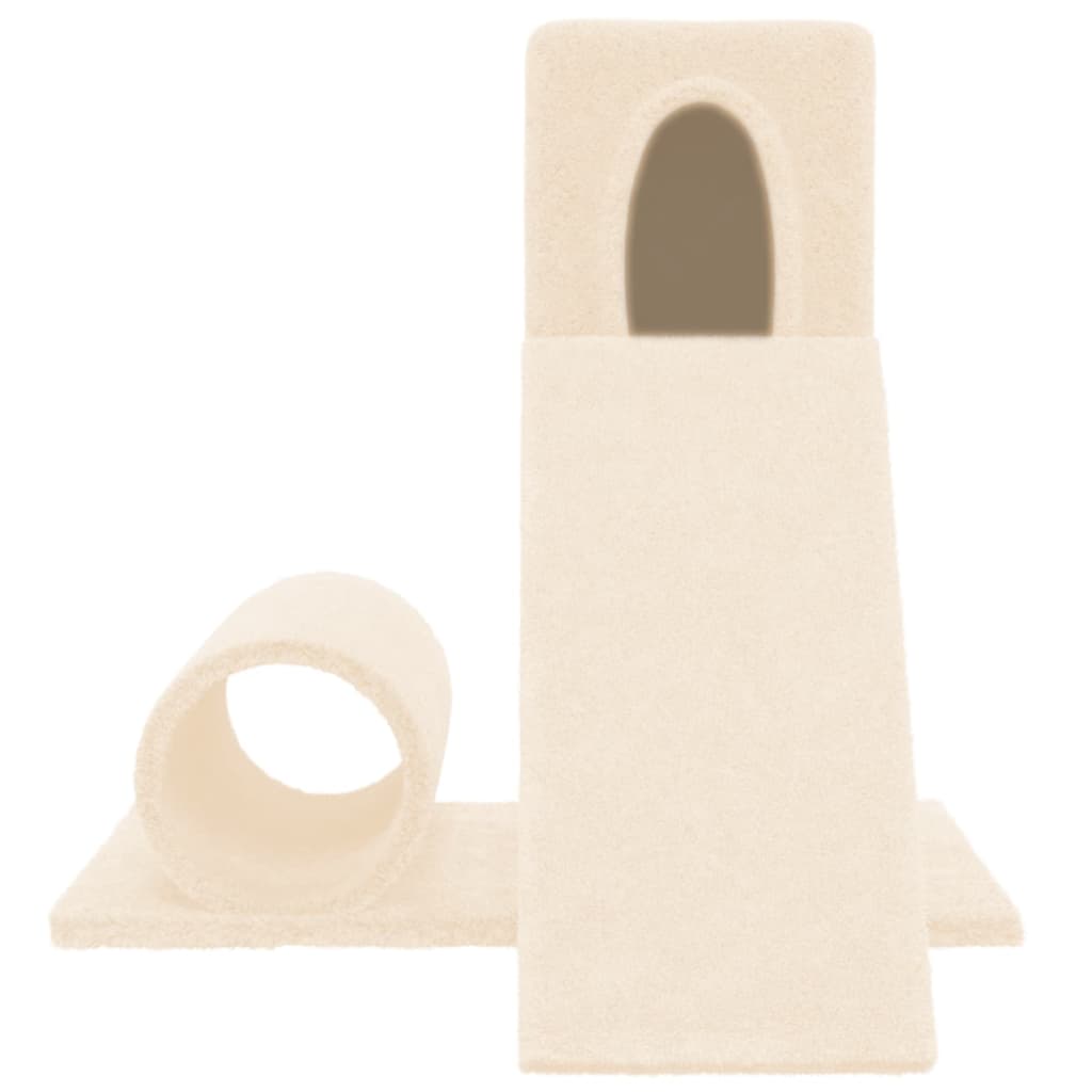 vidaXL Ansamblu de pisici cu stâlp din funie de sisal, crem, 59 cm vidaXL Ansamblu de pisici cu stâlp din funie de sisal, crem, 59 cm