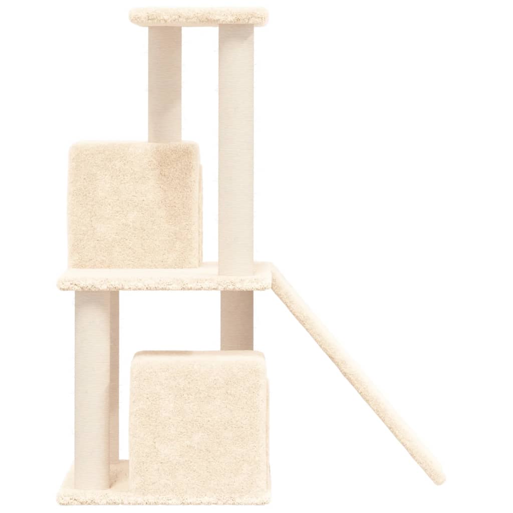 vidaXL Ansamblu de pisici cu stâlpi din funie de sisal, crem, 82 cm vidaXL Ansamblu de pisici cu stâlpi din funie de sisal, crem, 82 cm