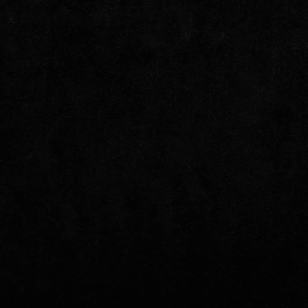vidaXL Pat de câini, negru, 95x55x30 cm, catifea