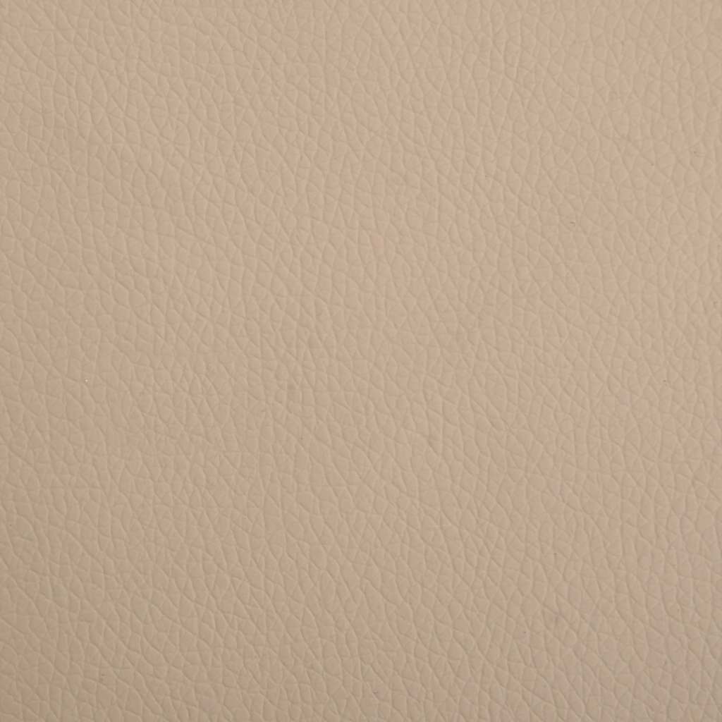 vidaXL Pat de câini, cappuccino, 95x55x30 cm, piele ecologică