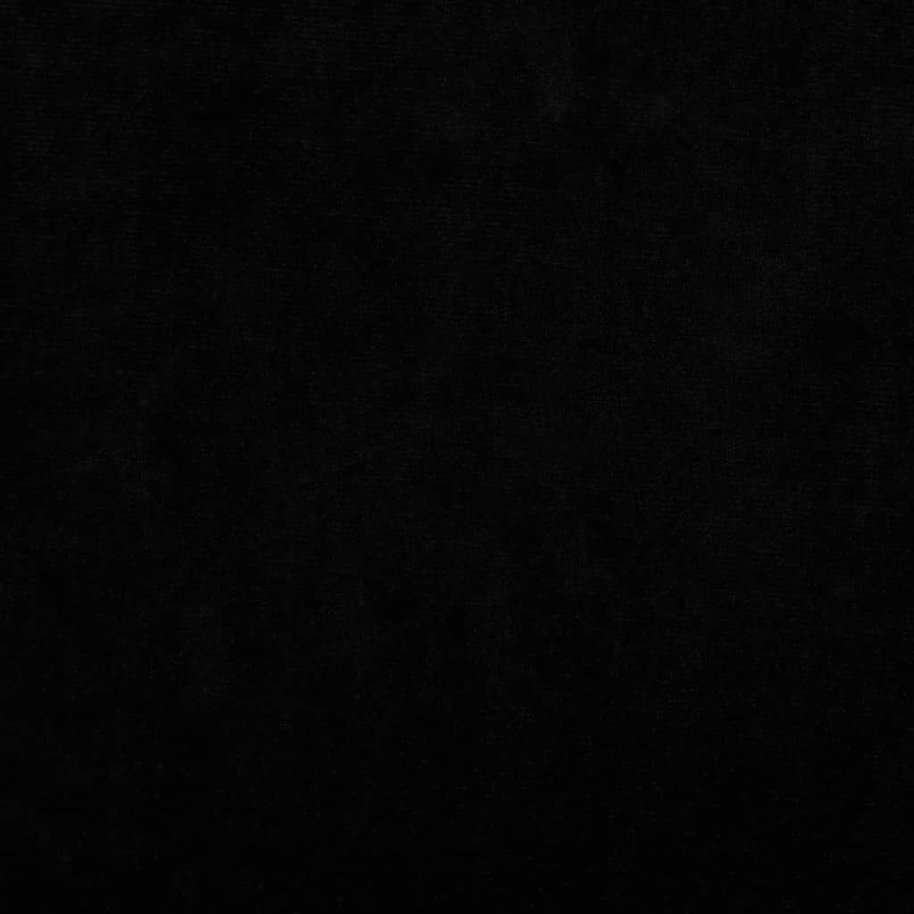 vidaXL Pat de câini, negru, 70x45x30 cm, catifea vidaXL Pat de câini, negru, 70x45x30 cm, catifea