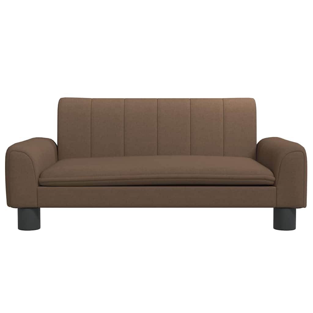 vidaXL Pat de câini, maro, 70x45x30 cm, textil
