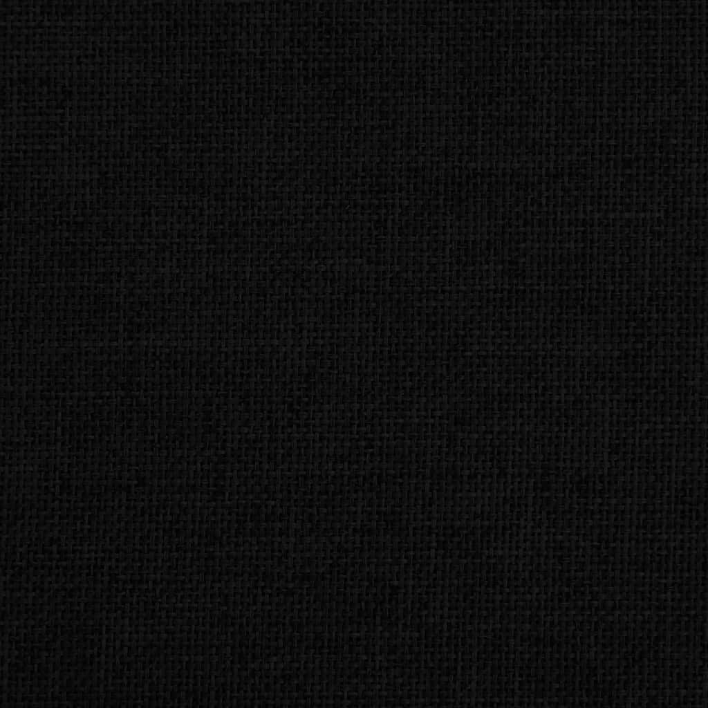 vidaXL Pat de câini, negru, 70x45x30 cm, textil