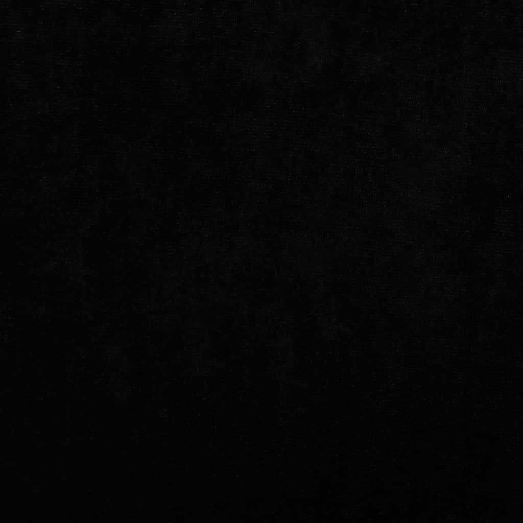 vidaXL Pat de câini, negru, 60x40x30 cm, catifea
