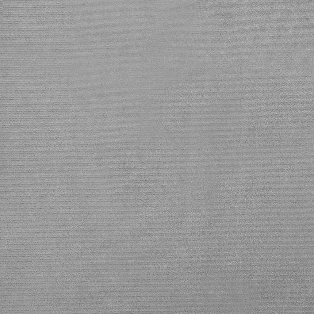 vidaXL Pat de câini, gri deschis, 50x40x26,5 cm, catifea