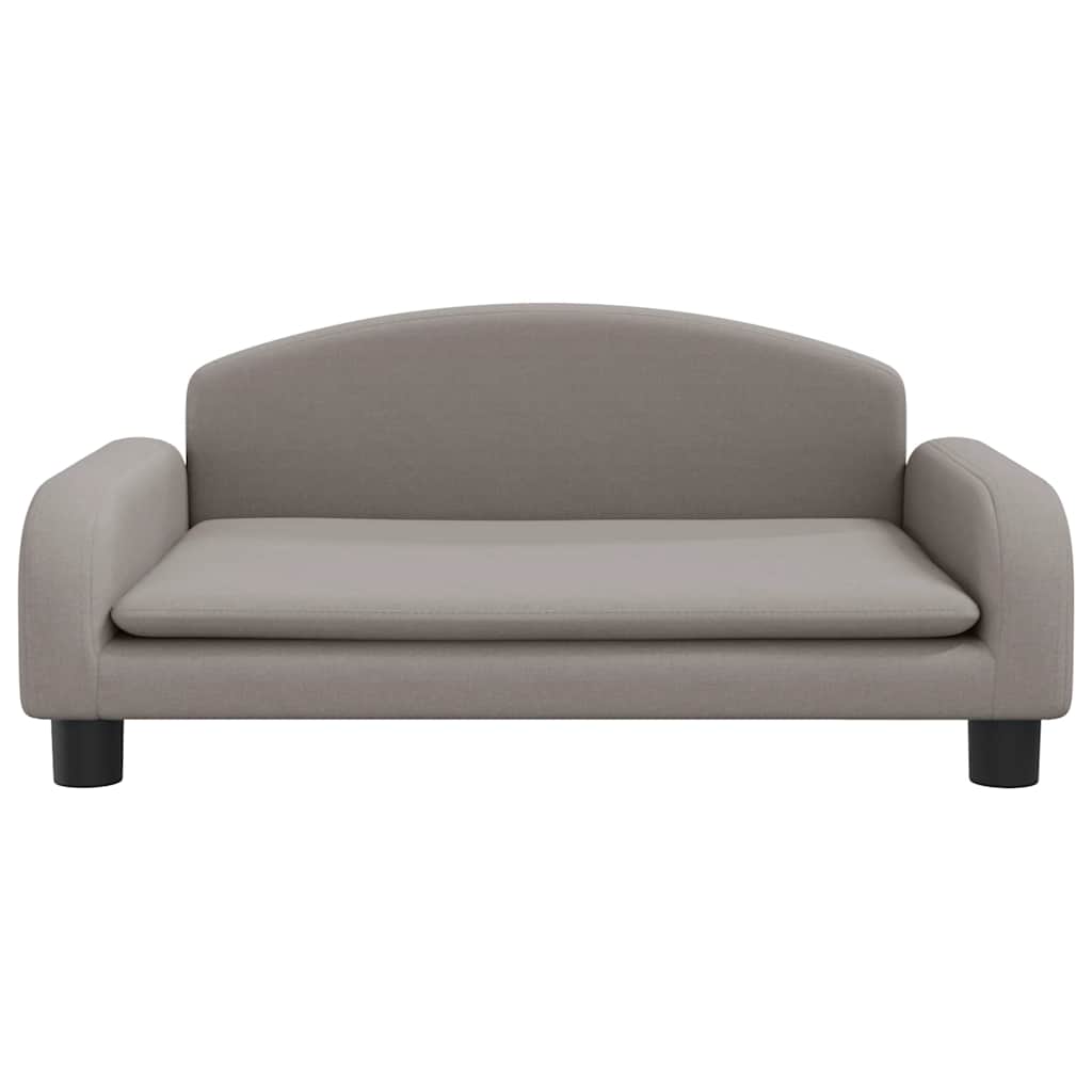 vidaXL Pat de câini, gri taupe, 70x45x30 cm, textil vidaXL Pat de câini, gri taupe, 70x45x30 cm, textil