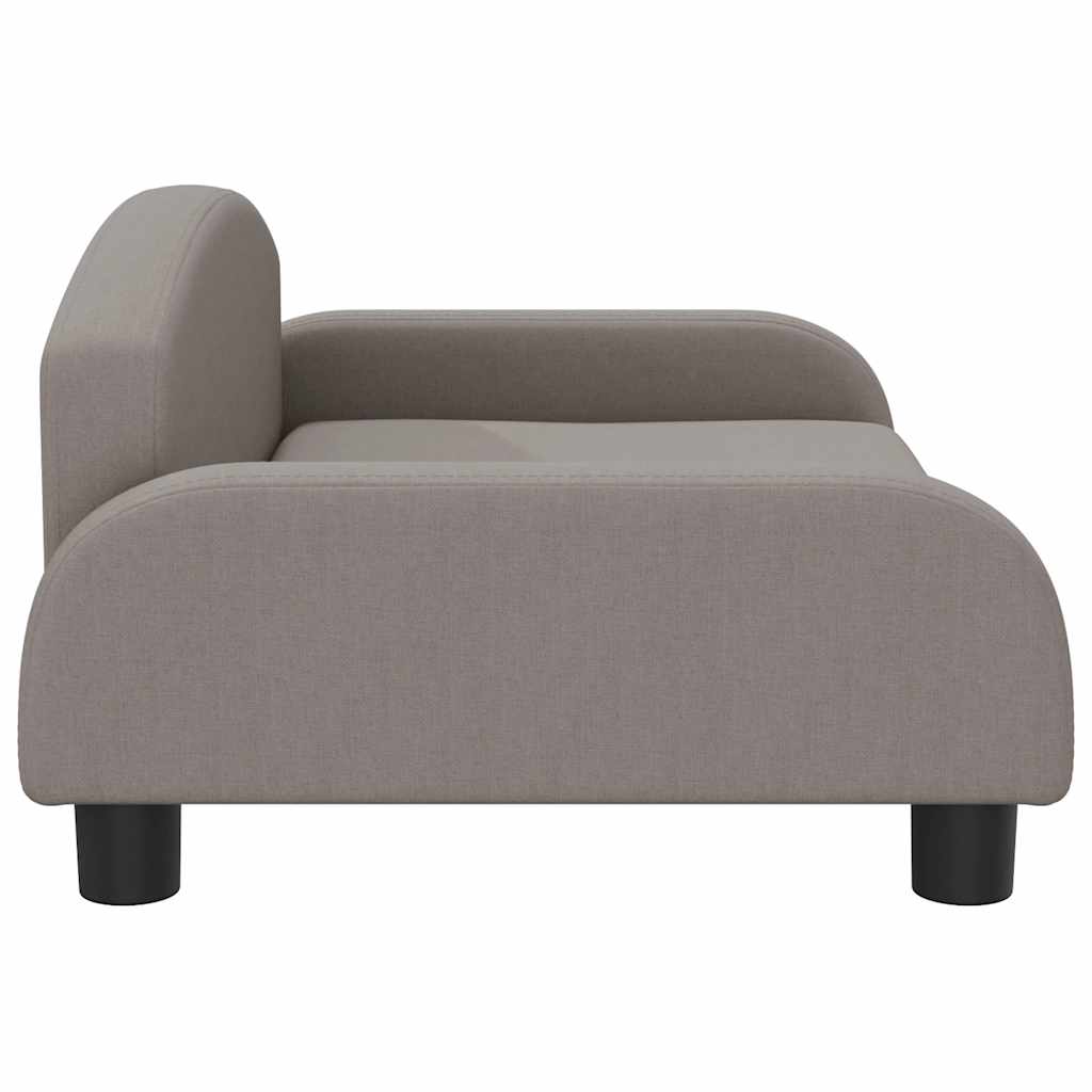 vidaXL Pat de câini, gri taupe, 70x45x30 cm, textil vidaXL Pat de câini, gri taupe, 70x45x30 cm, textil