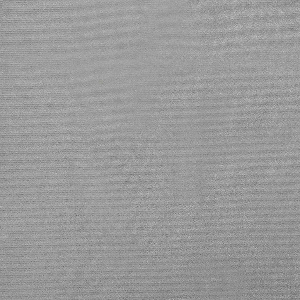 vidaXL Pat de câini, gri deschis, 100x54x33 cm, catifea