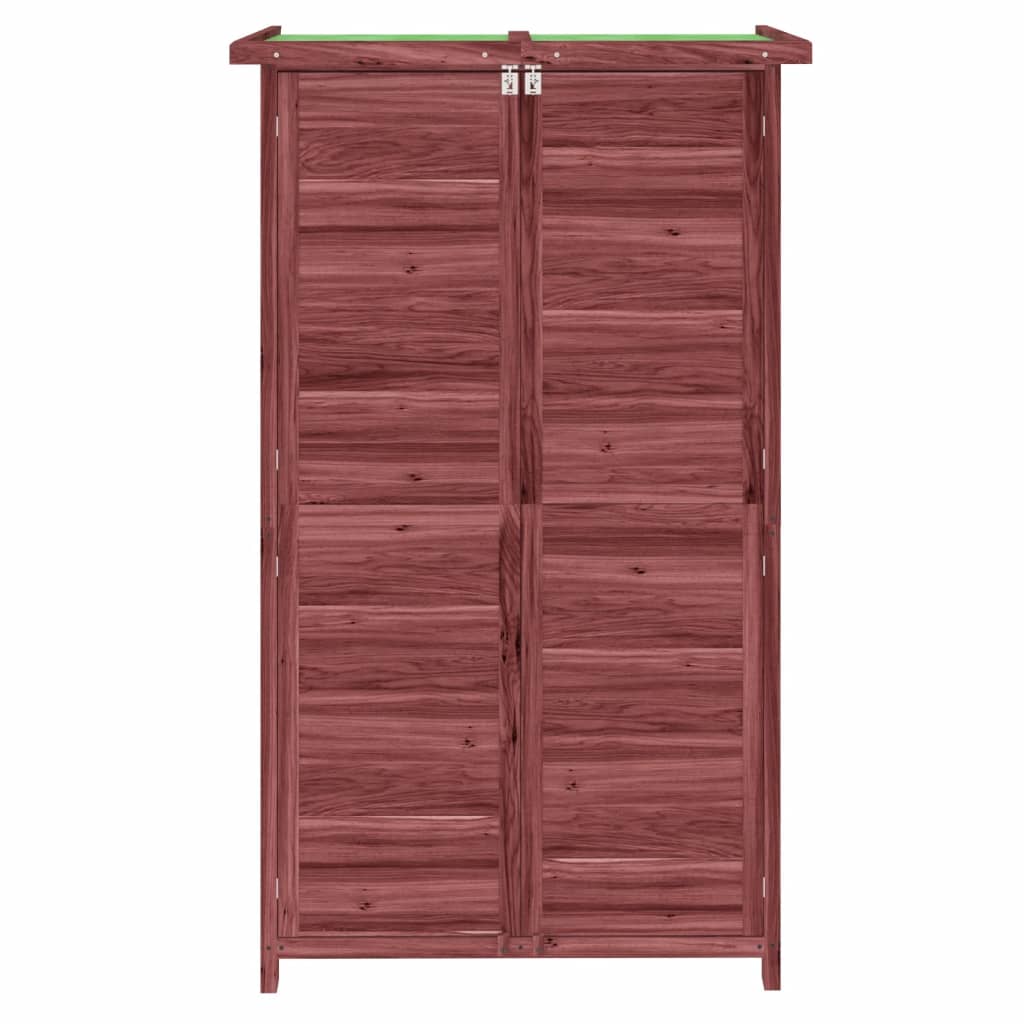 vidaXL Magazie de unelte de grădină cafeniu 83x57x140cm lemn masiv pin vidaXL Magazie de unelte de grădină cafeniu 83x57x140cm lemn masiv pin