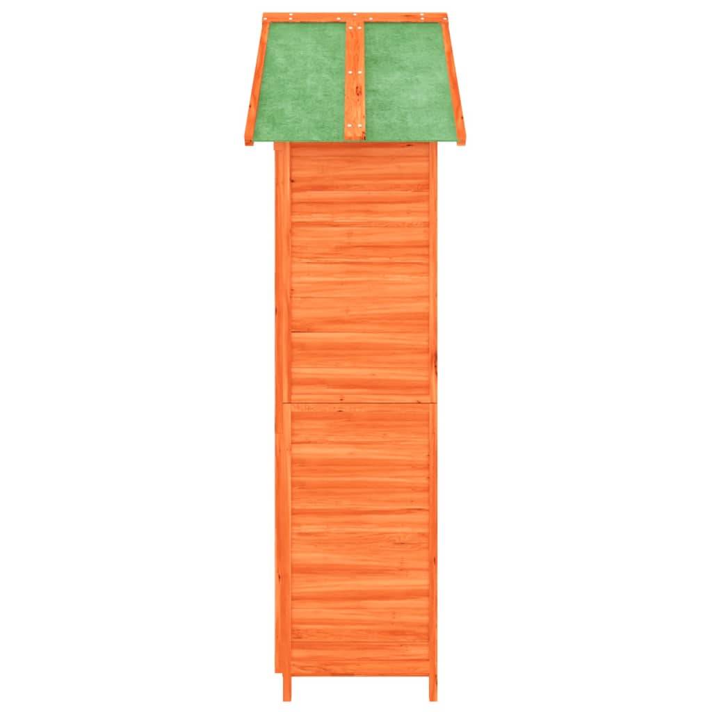 vidaXL Magazie de unelte de grădină maro 89x52,5x175cm lemn masiv pin vidaXL Magazie de unelte de grădină maro 89x52,5x175cm lemn masiv pin