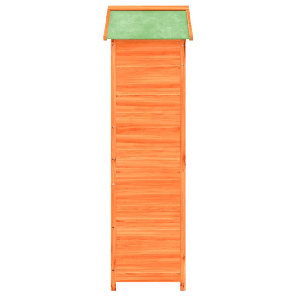 vidaXL Magazie de unelte de grădină maro 120x53,5x170cm lemn masiv pin vidaXL Magazie de unelte de grădină maro 120x53,5x170cm lemn masiv pin