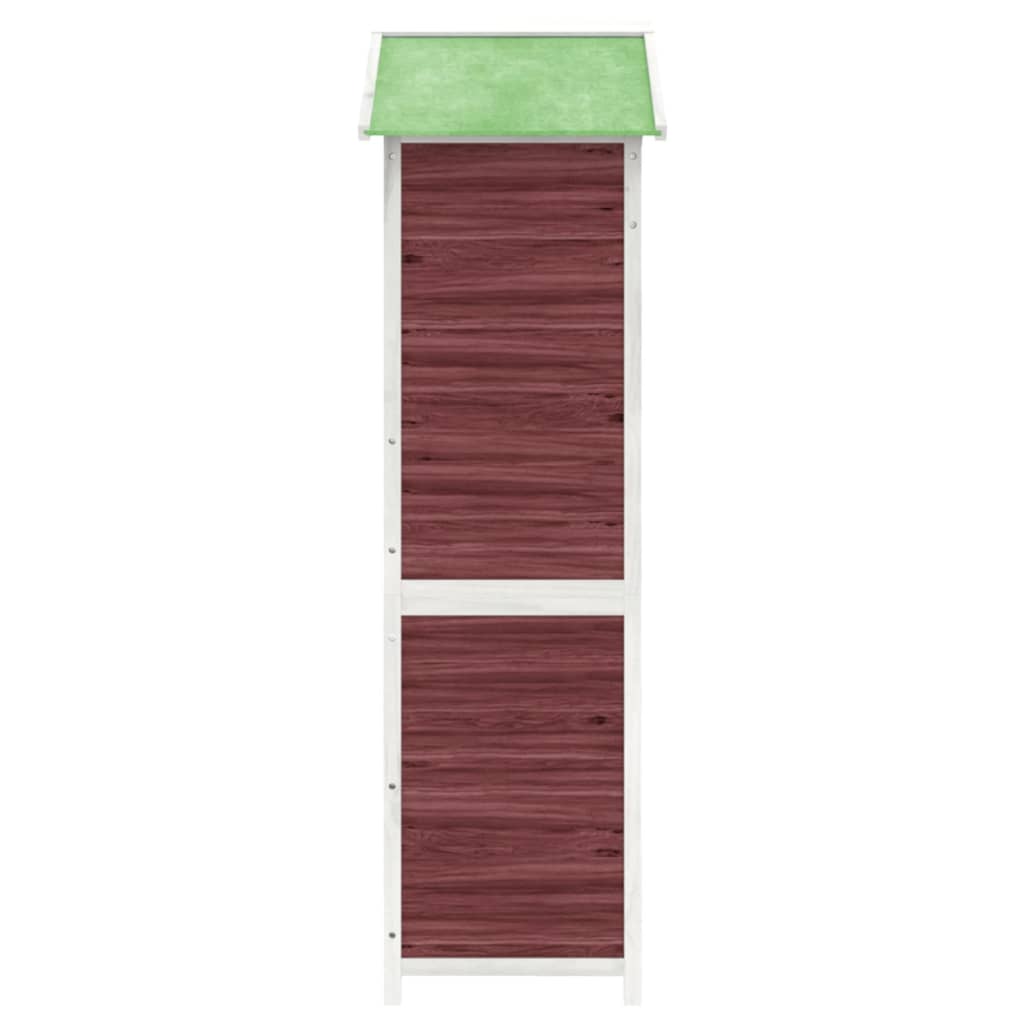 vidaXL Magazie de unelte grădină cafeniu 120x53,5x170cm lemn masiv pin vidaXL Magazie de unelte grădină cafeniu 120x53,5x170cm lemn masiv pin
