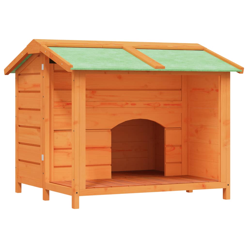 vidaXL Cușcă de câine, maro, 96x87x80,5 cm, lemn masiv pin vidaXL Cușcă de câine, maro, 96x87x80,5 cm, lemn masiv pin