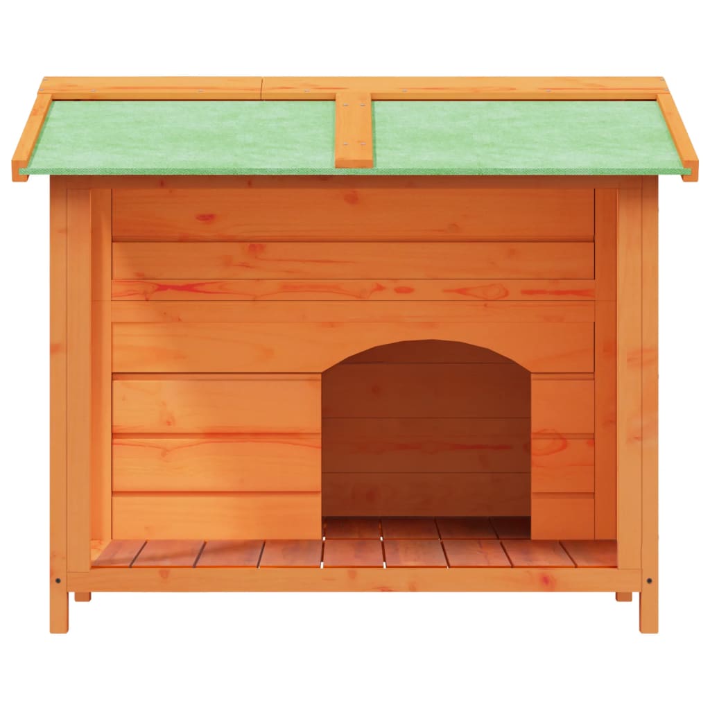 vidaXL Cușcă de câine, maro, 96x87x80,5 cm, lemn masiv pin vidaXL Cușcă de câine, maro, 96x87x80,5 cm, lemn masiv pin