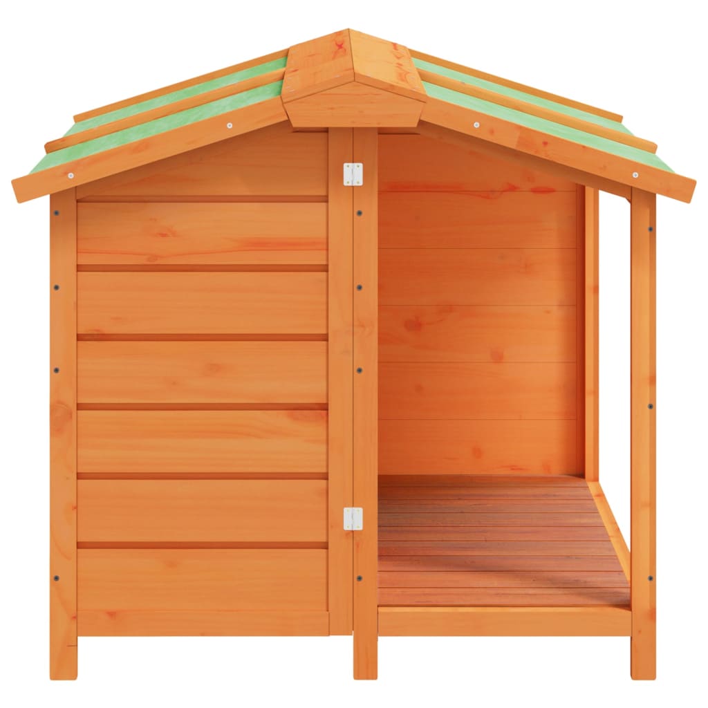 vidaXL Cușcă de câine, maro, 96x87x80,5 cm, lemn masiv pin vidaXL Cușcă de câine, maro, 96x87x80,5 cm, lemn masiv pin