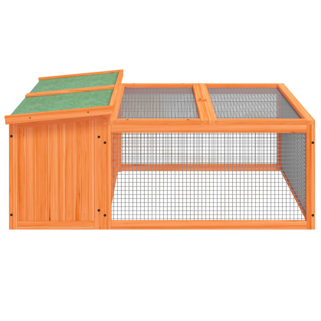 vidaXL Cușcă pentru iepuri, maro, 117,5x97x47,5 cm, lemn masiv de pin vidaXL Cușcă pentru iepuri, maro, 117,5x97x47,5 cm, lemn masiv de pin