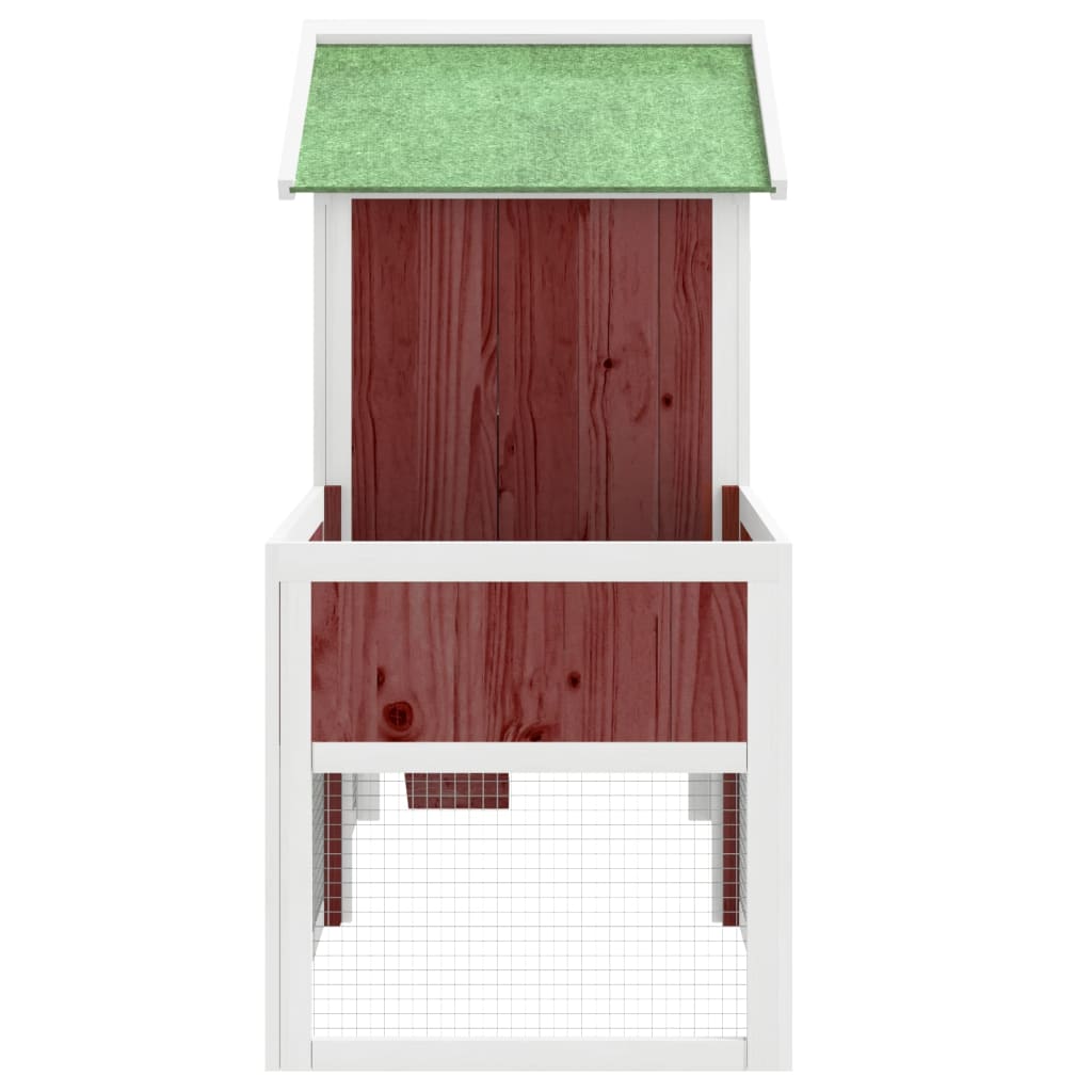 vidaXL Cușcă pentru iepuri cafeniu 170x63x113 cm lemn masiv de pin vidaXL Cușcă pentru iepuri cafeniu 170x63x113 cm lemn masiv de pin