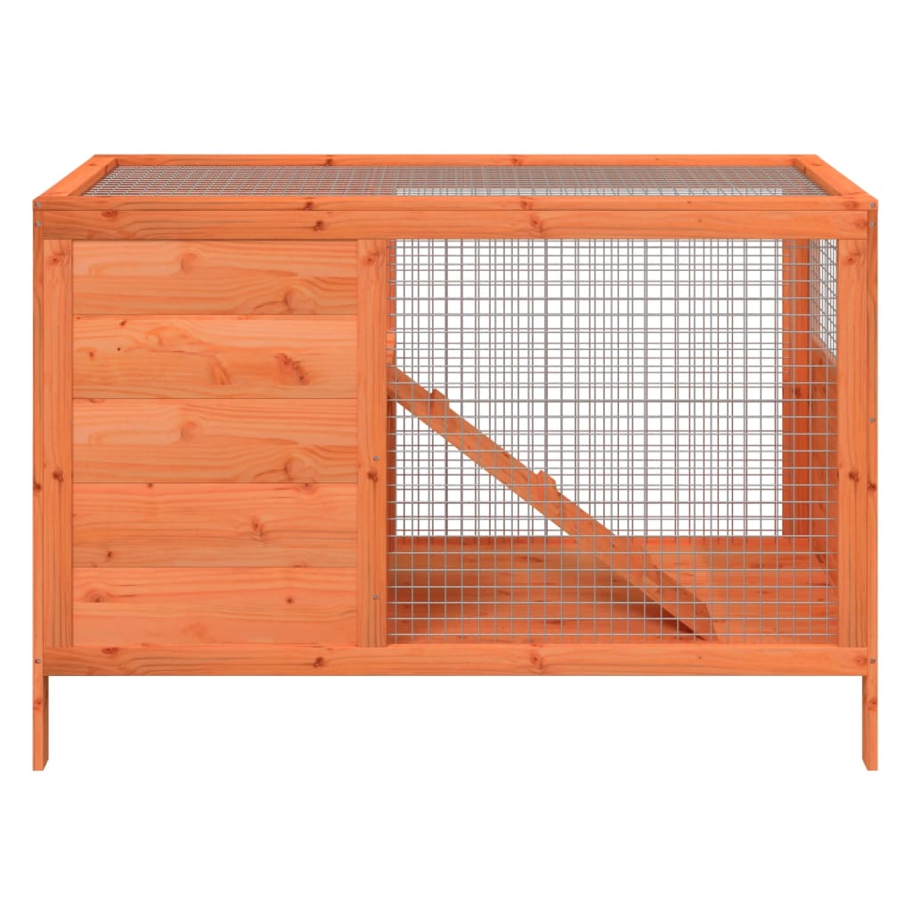 vidaXL Cușcă pentru iepuri maro 103x44x69,5 cm lemn masiv de pin vidaXL Cușcă pentru iepuri maro 103x44x69,5 cm lemn masiv de pin