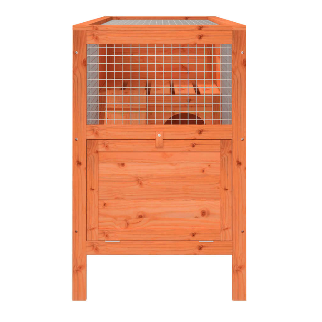 vidaXL Cușcă pentru iepuri maro 103x44x69,5 cm lemn masiv de pin vidaXL Cușcă pentru iepuri maro 103x44x69,5 cm lemn masiv de pin