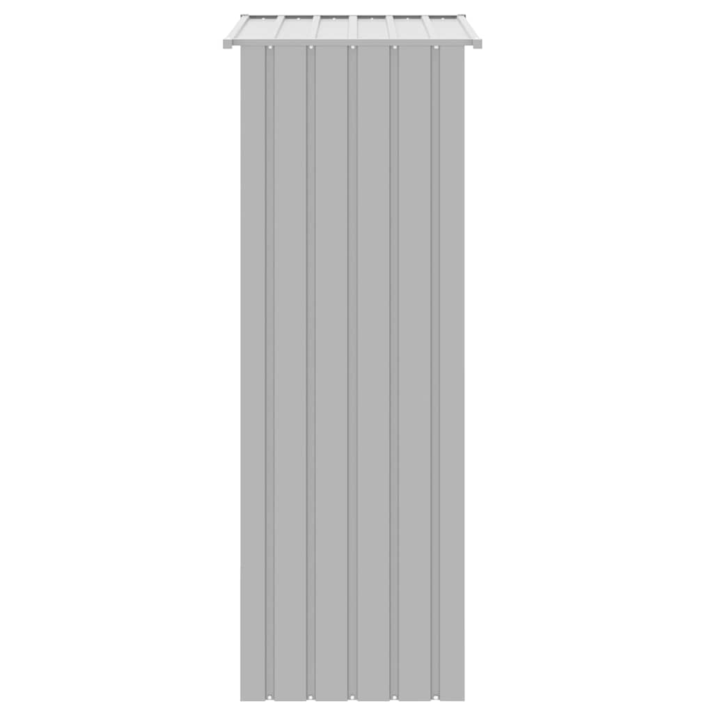 vidaXL Colivie pentru păsări gri 215x78x200 cm oțel galvanizat