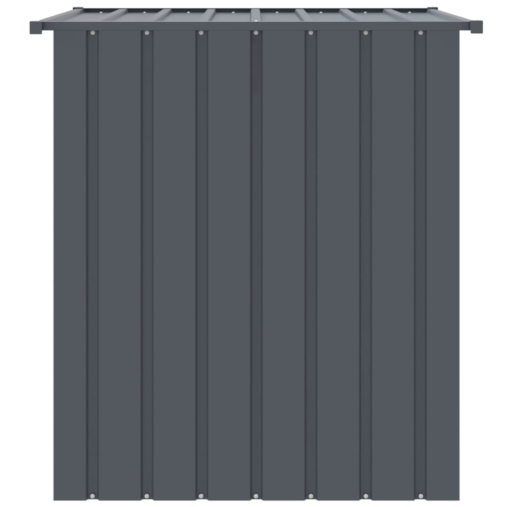 vidaXL Cușcă câine cu acoperiș, negru, 110x103x109 cm, oțel galvanizat vidaXL Cușcă câine cu acoperiș, negru, 110x103x109 cm, oțel galvanizat