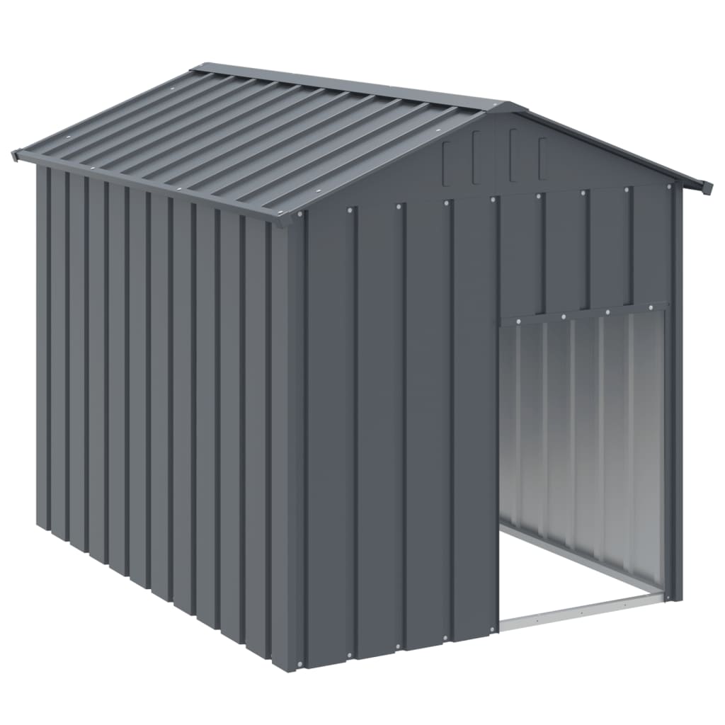 vidaXL Cușcă câine cu acoperiș antracit 117x153x123 cm oțel galvanizat vidaXL Cușcă câine cu acoperiș antracit 117x153x123 cm oțel galvanizat