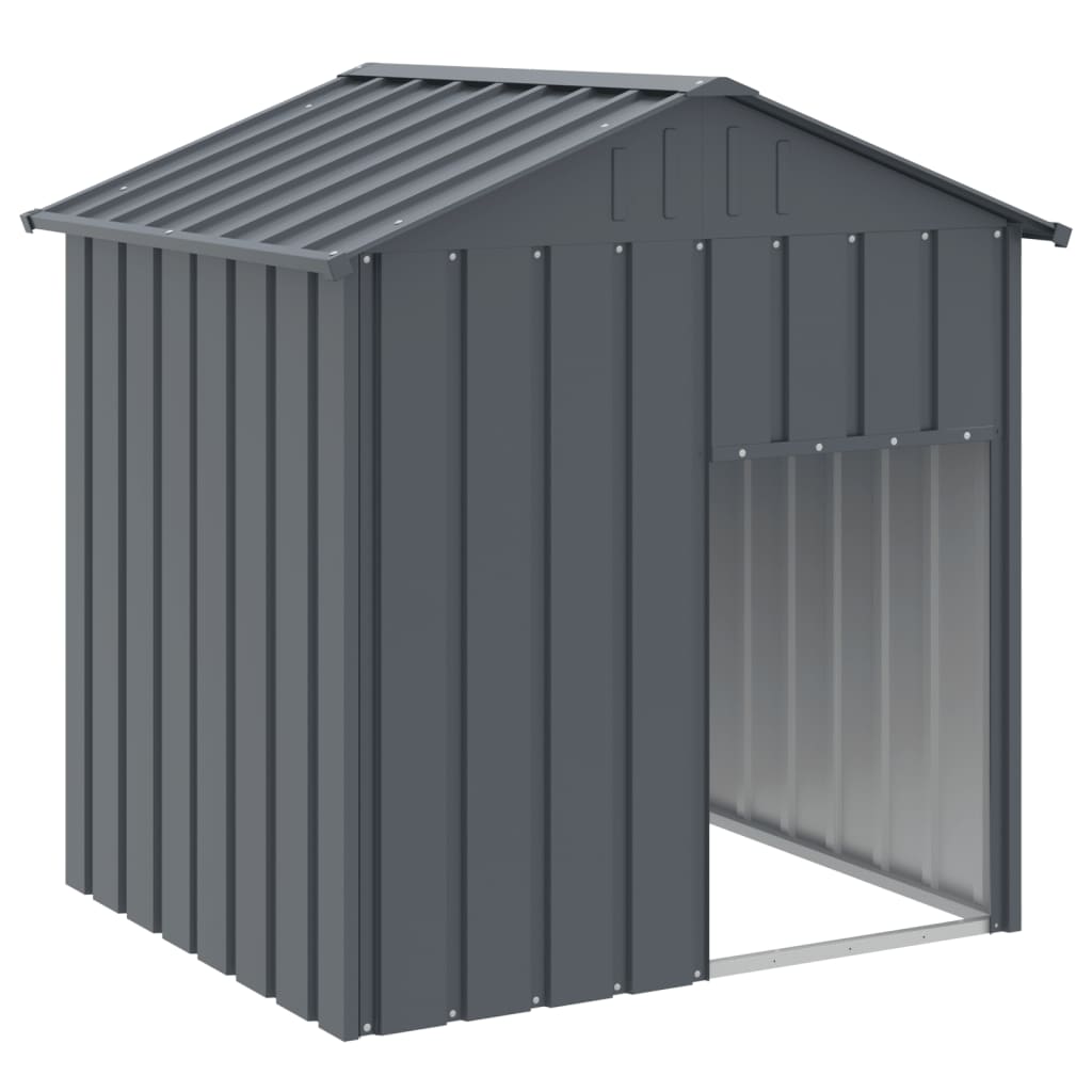 vidaXL Cușcă câine cu acoperiș antracit 117x103x123 cm oțel galvanizat vidaXL Cușcă câine cu acoperiș antracit 117x103x123 cm oțel galvanizat