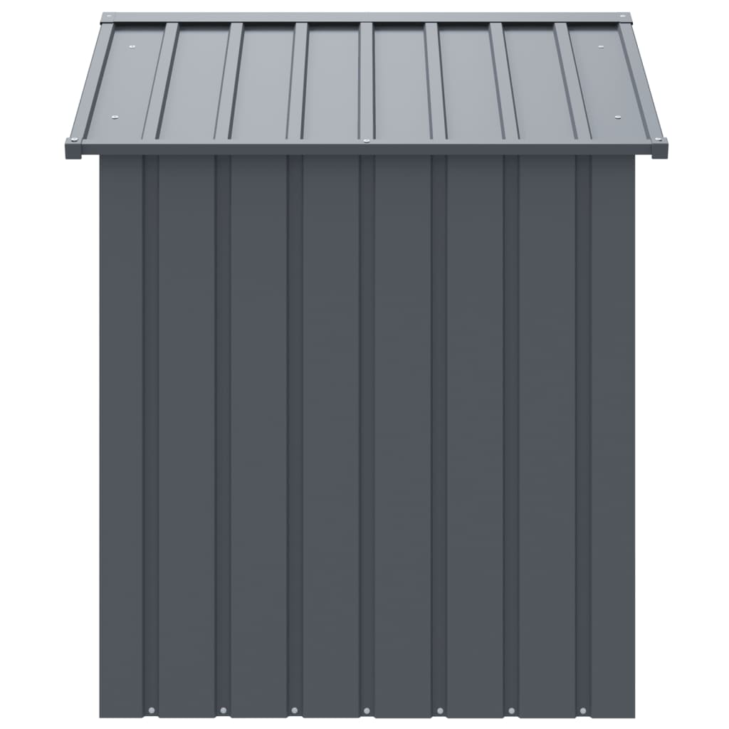 vidaXL Cușcă câine cu acoperiș antracit 117x103x123 cm oțel galvanizat vidaXL Cușcă câine cu acoperiș antracit 117x103x123 cm oțel galvanizat