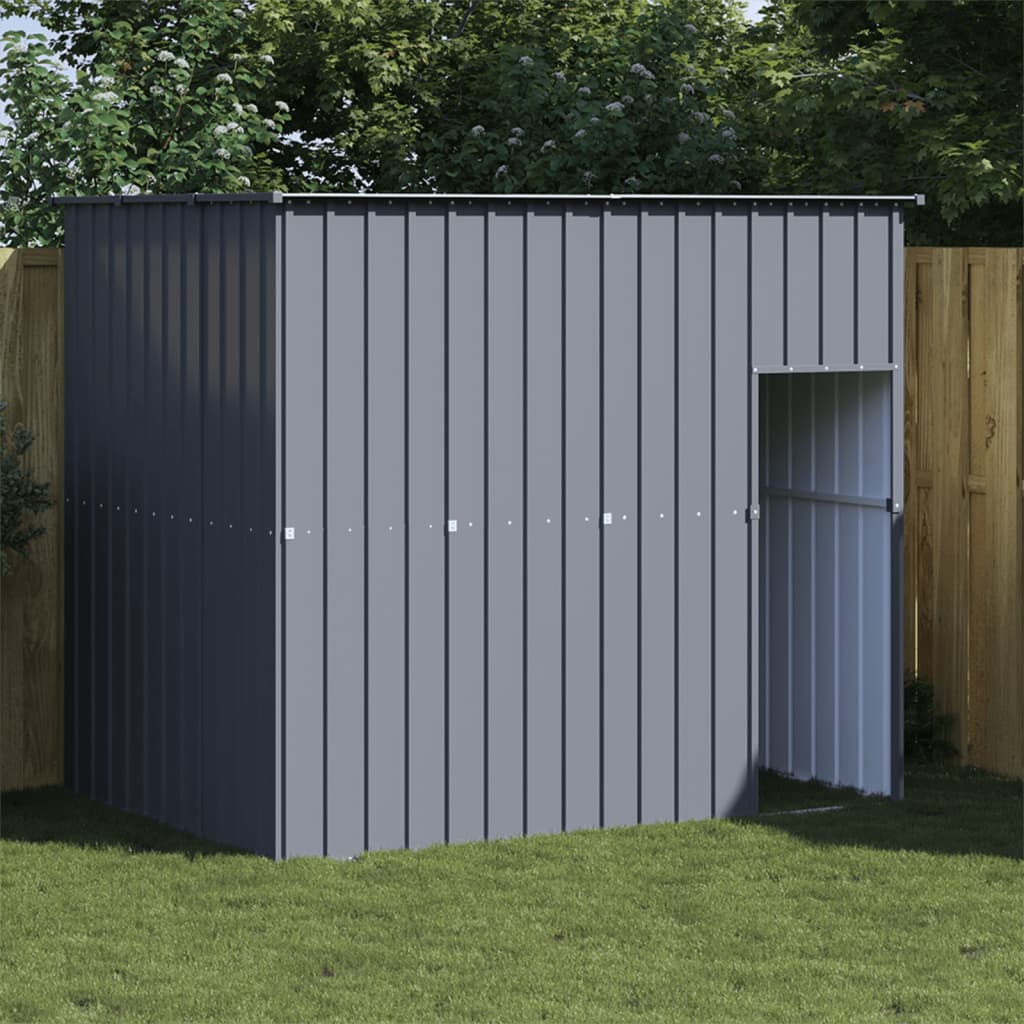 vidaXL Cușcă câine cu acoperiș antracit 214x153x181 cm oțel galvanizat vidaXL Cușcă câine cu acoperiș antracit 214x153x181 cm oțel galvanizat