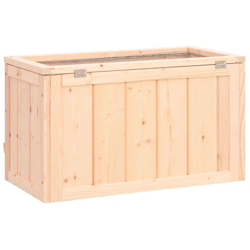 vidaXL Cușcă pentru hamsteri, 60x30x35 cm, lemn masiv de brad vidaXL Cușcă pentru hamsteri, 60x30x35 cm, lemn masiv de brad