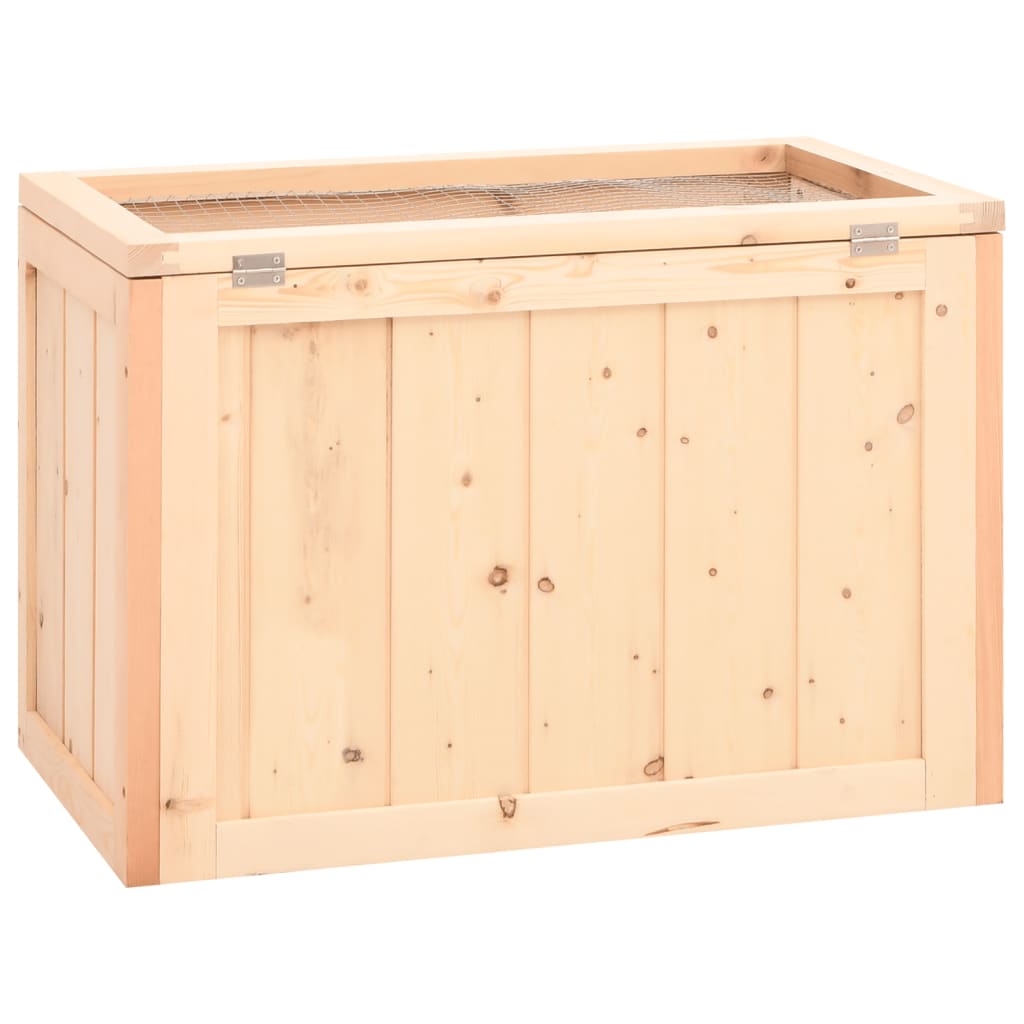 vidaXL Cușcă pentru hamsteri, 60x35,5x42 cm, lemn masiv de brad vidaXL Cușcă pentru hamsteri, 60x35,5x42 cm, lemn masiv de brad