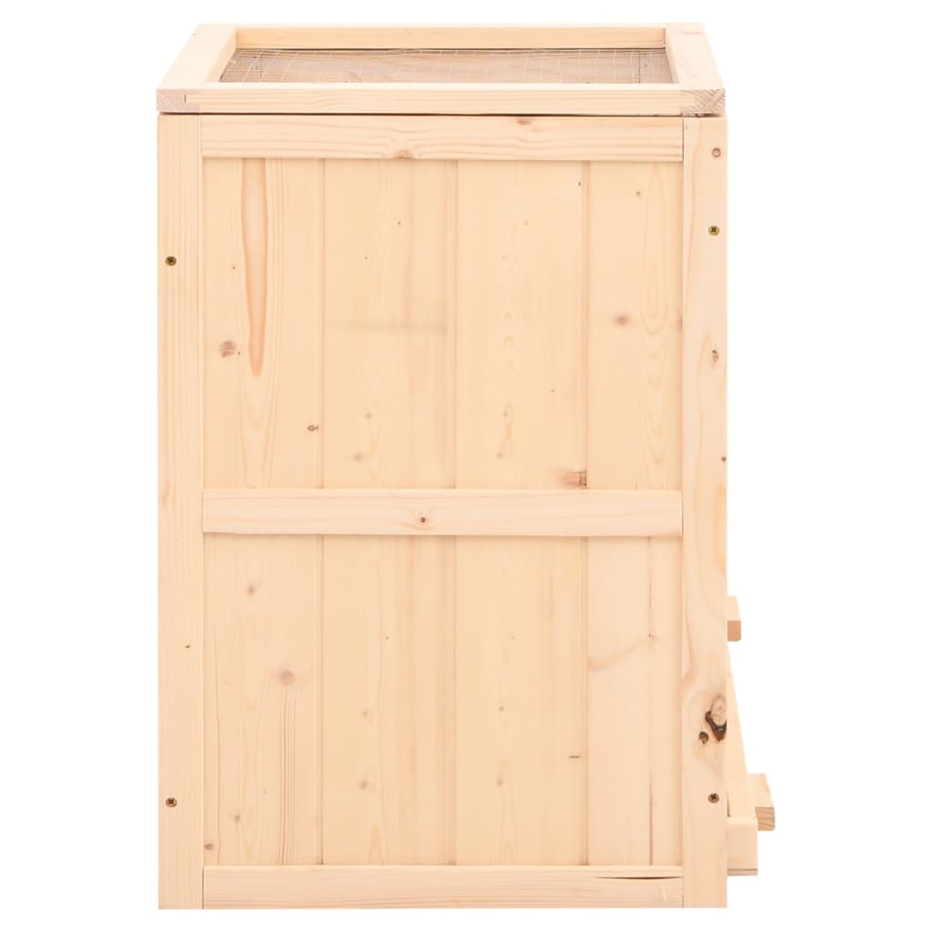 vidaXL Cușcă pentru hamsteri, 81x40x60 cm, lemn masiv de brad vidaXL Cușcă pentru hamsteri, 81x40x60 cm, lemn masiv de brad