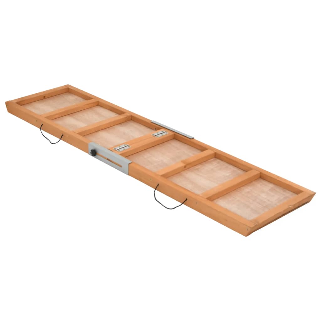 vidaXL Rampă pentru câini, gri, 120x30 cm, lemn masiv de brad