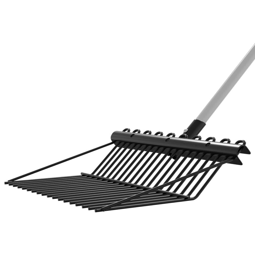 vidaXL Cap de furcă cu 18 cuțite, negru, oțel vidaXL Cap de furcă cu 18 cuțite, negru, oțel