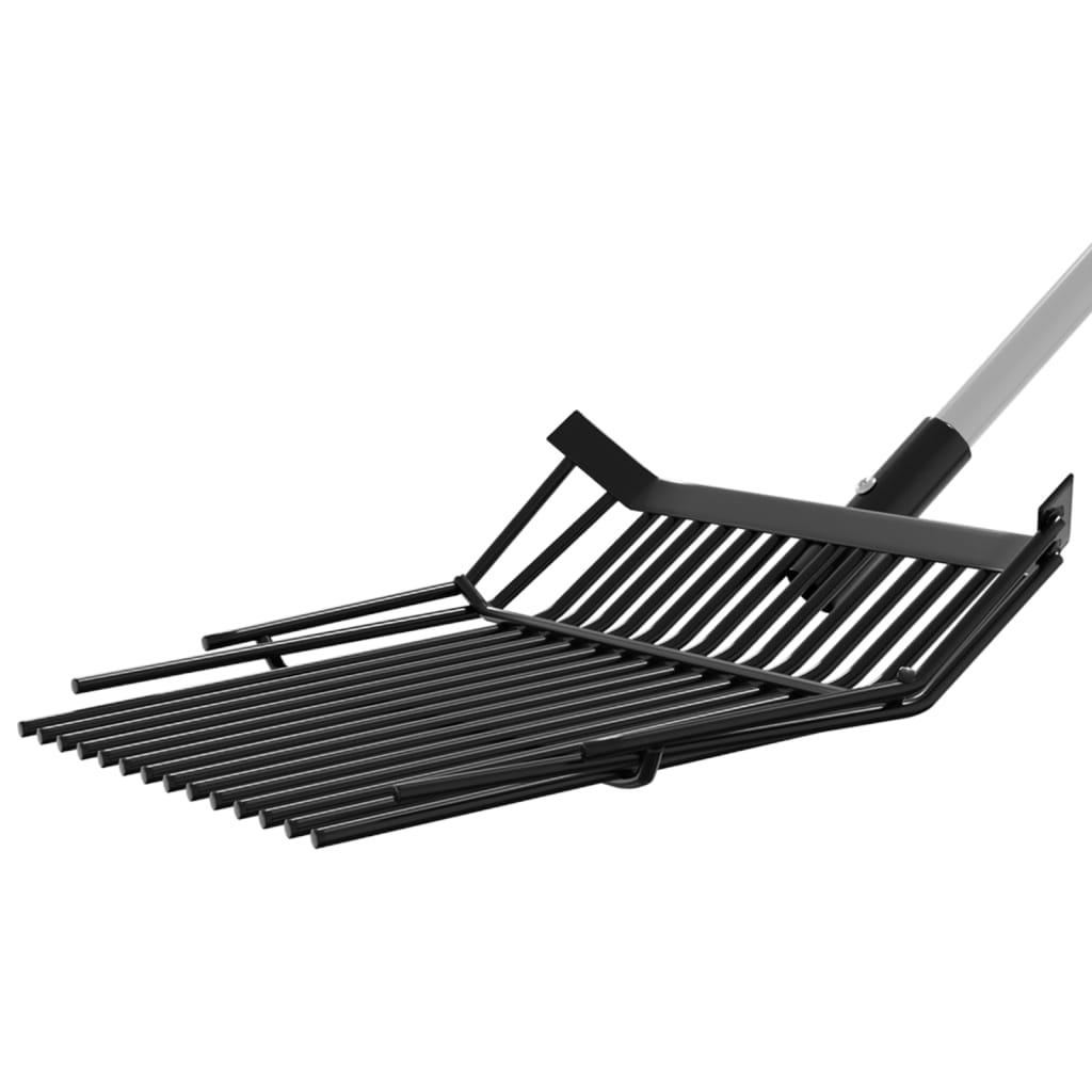 vidaXL Cap de furcă cu 14 cuțite, negru, oțel vidaXL Cap de furcă cu 14 cuțite, negru, oțel
