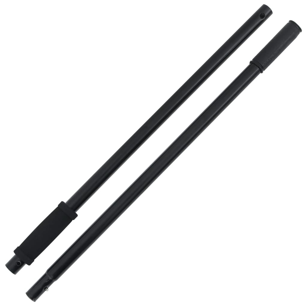 vidaXL Mâner de furcă, negru, Ø3,5x127,5 cm, oțel vidaXL Mâner de furcă, negru, Ø3,5x127,5 cm, oțel