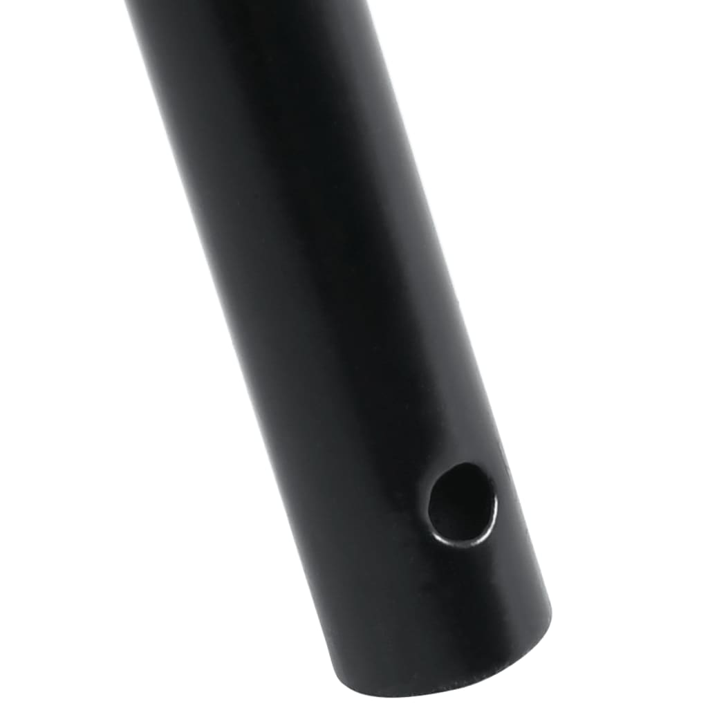 vidaXL Mâner de furcă, negru, Ø3,5x127,5 cm, oțel vidaXL Mâner de furcă, negru, Ø3,5x127,5 cm, oțel