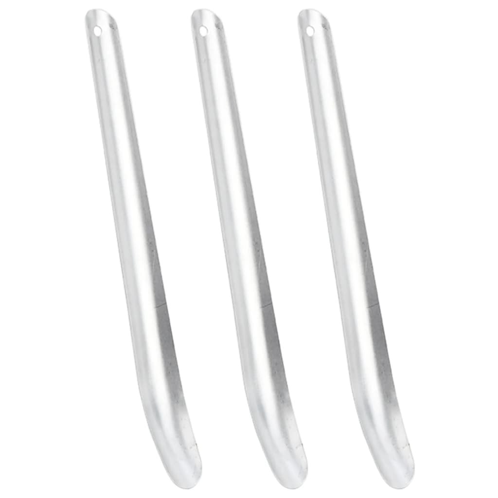 vidaXL Raclete transpirație pentru cai, 3 buc., argintiu, aluminiu vidaXL Raclete transpirație pentru cai, 3 buc., argintiu, aluminiu