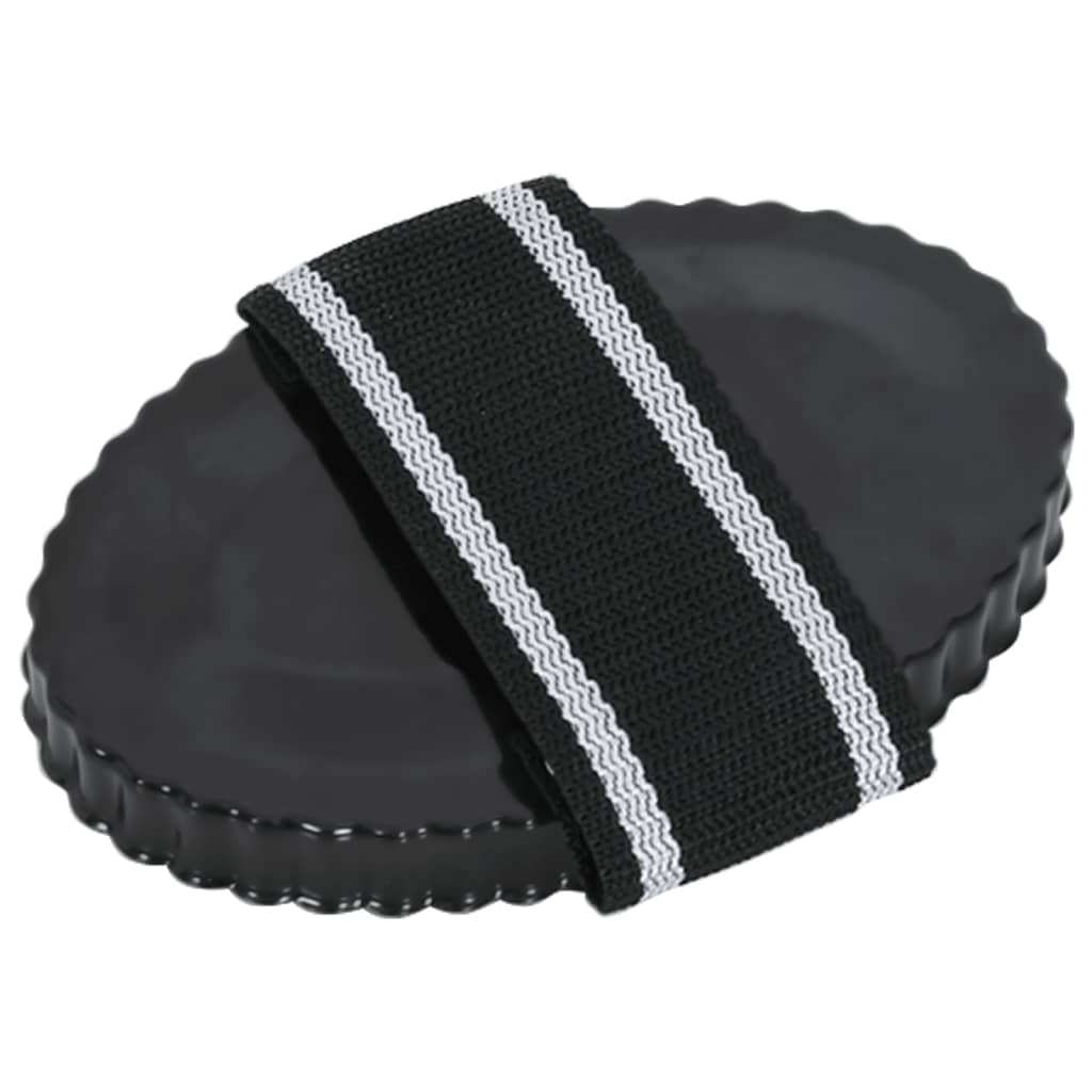 vidaXL Piepteni de îngrijire curry, 3 buc., negru, oțel vidaXL Piepteni de îngrijire curry, 3 buc., negru, oțel