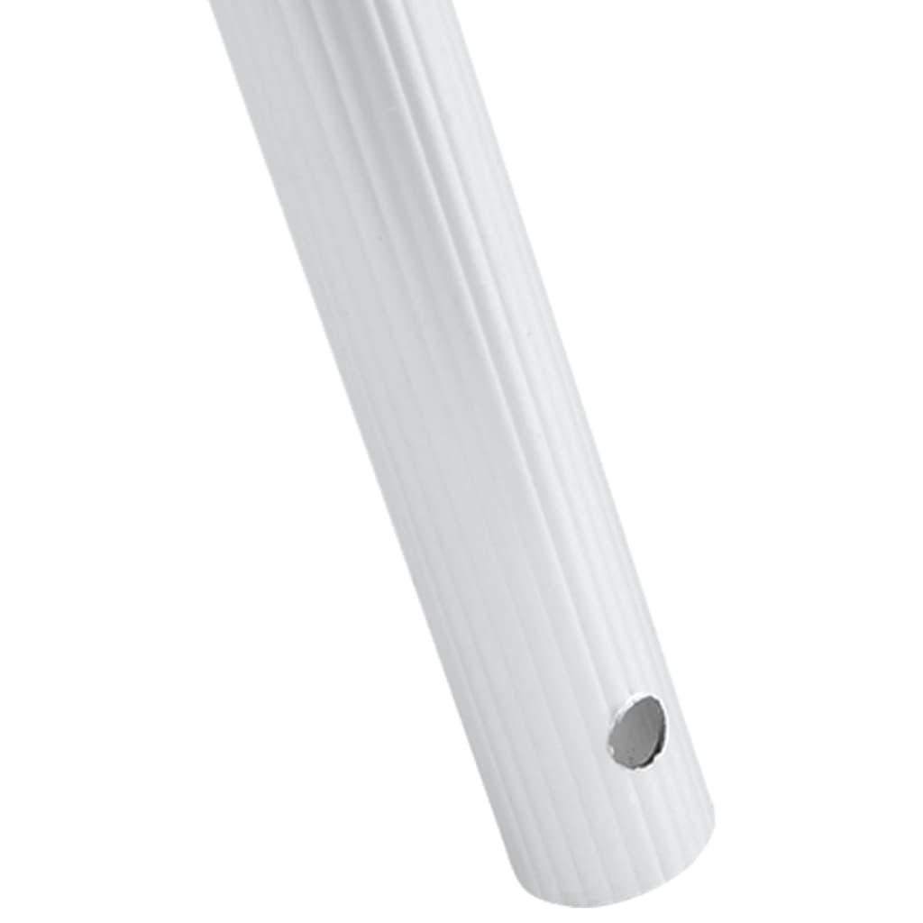 vidaXL Mâner de furcă telescopic, argintiu, oțel vidaXL Mâner de furcă telescopic, argintiu, oțel
