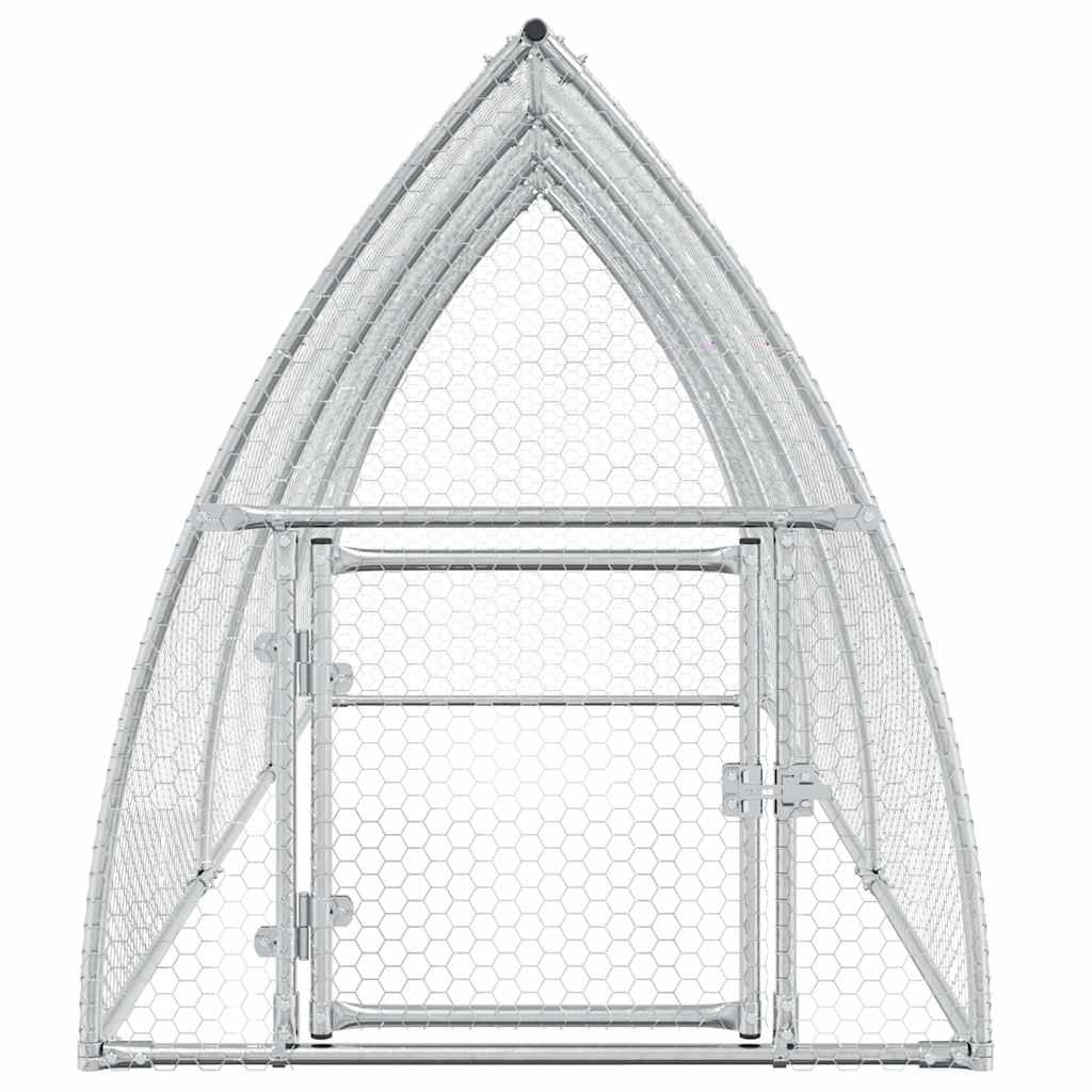 vidaXL Coteț pentru păsări, gri, 300x105x120 cm, oțel galvanizat vidaXL Coteț pentru păsări, gri, 300x105x120 cm, oțel galvanizat