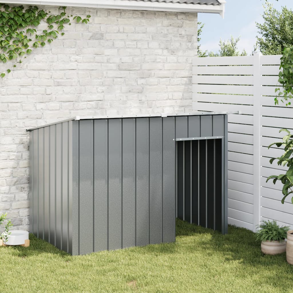 vidaXL Cușcă câine cu acoperiș antracit 153x91x110 cm oțel galvanizat vidaXL Cușcă câine cu acoperiș antracit 153x91x110 cm oțel galvanizat