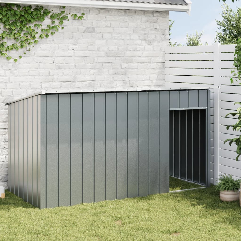 vidaXL Cușcă câine cu acoperiș antracit 196x91x110 cm oțel galvanizat vidaXL Cușcă câine cu acoperiș antracit 196x91x110 cm oțel galvanizat