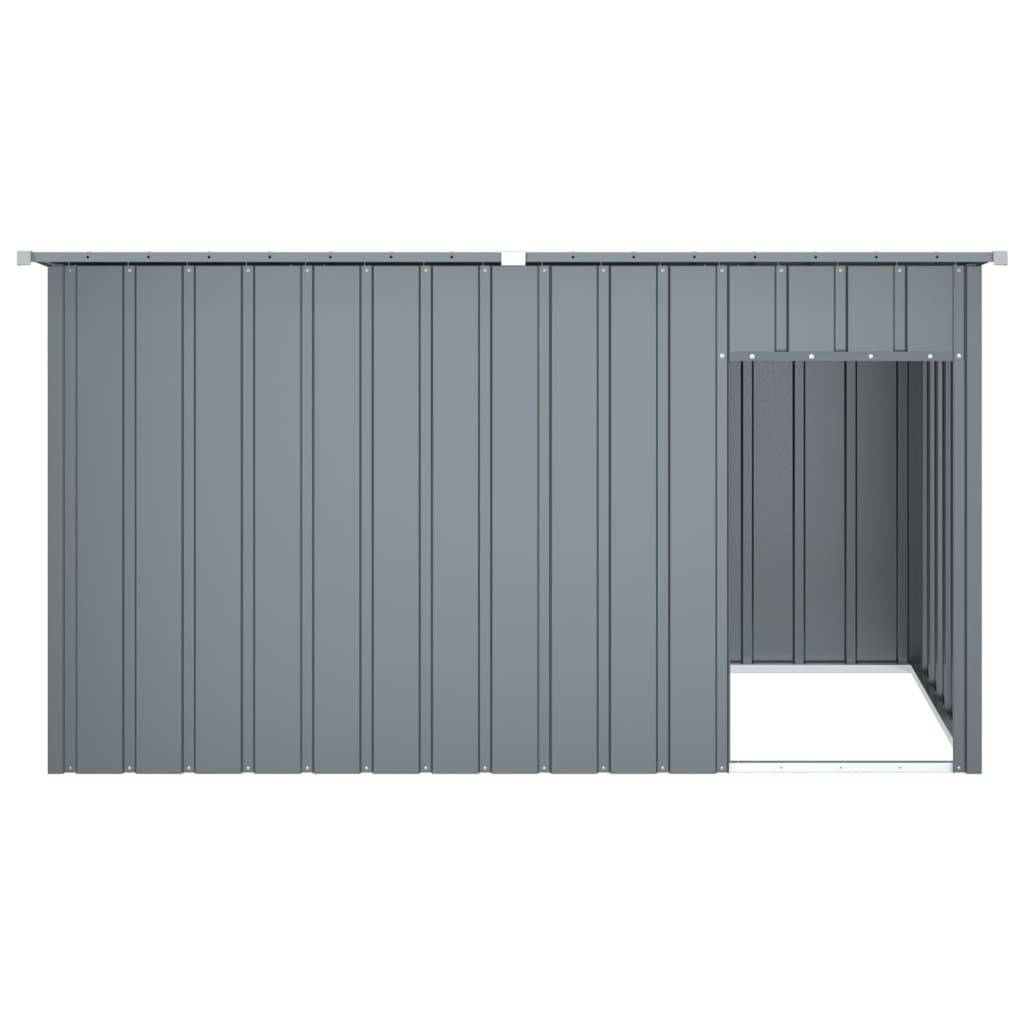 vidaXL Cușcă câine cu acoperiș antracit 196x91x110 cm oțel galvanizat vidaXL Cușcă câine cu acoperiș antracit 196x91x110 cm oțel galvanizat