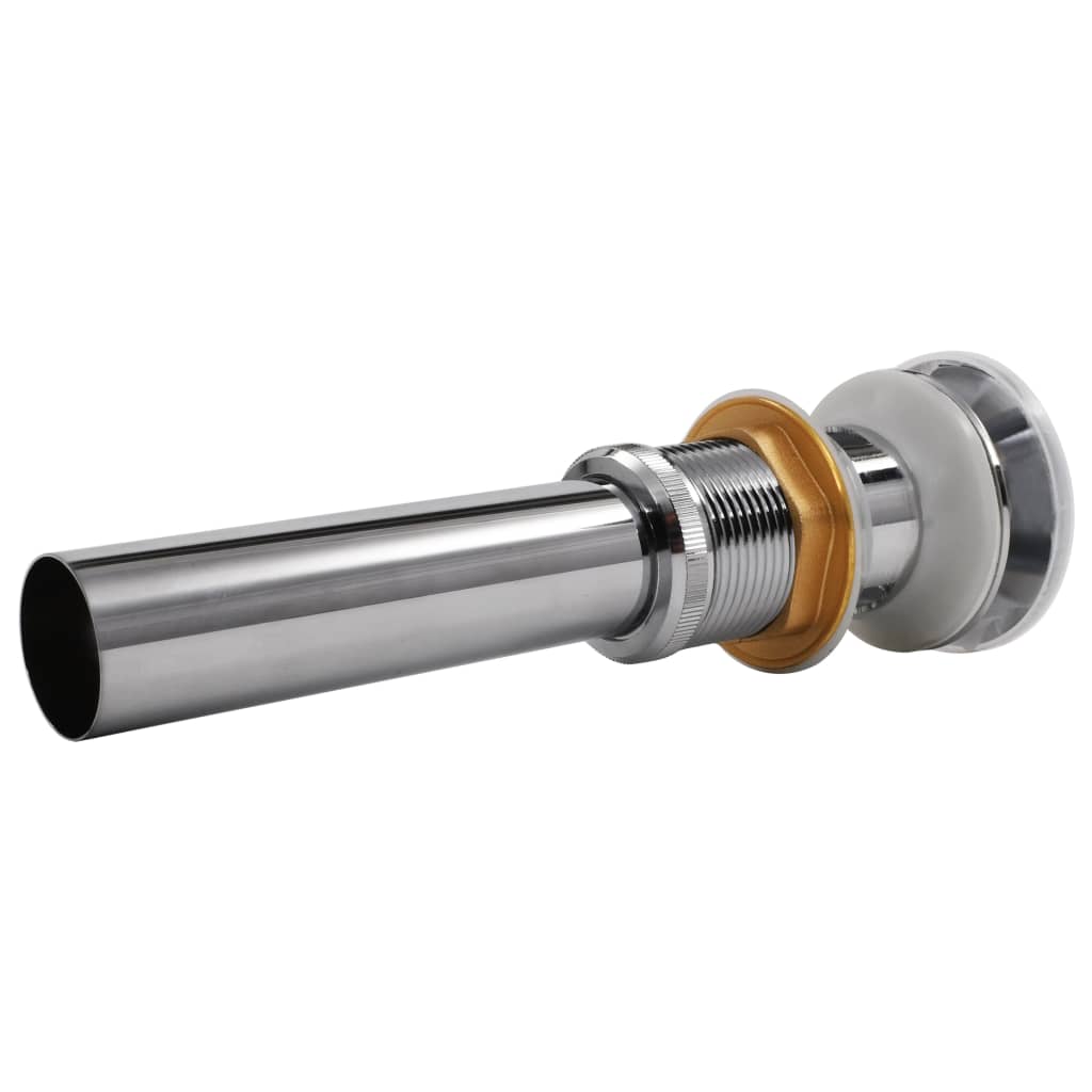 vidaXL Ventil automat tip pop up pentru chiuvetă, oțel inoxidabil